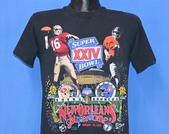90s San Francisco 49ers Denver Broncos Super Bowl XXIV 1990 -  Denmark