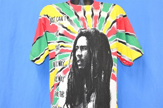 90s Bob Marley Positive Vibration All Over Print Can