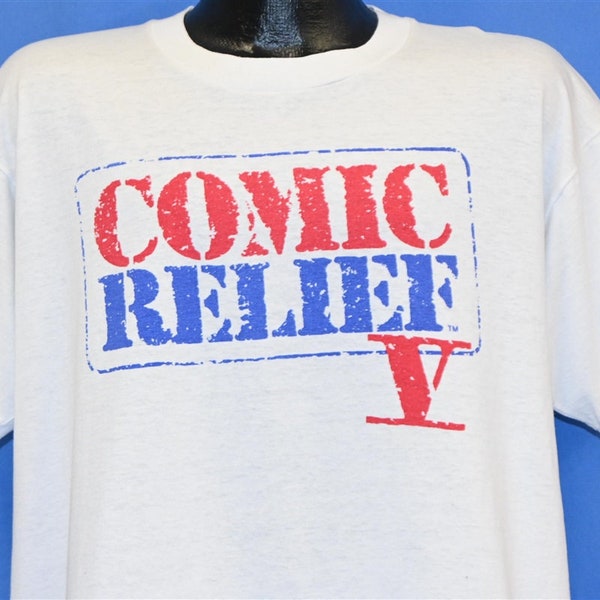 90s Comic Relief V Charity Benefit to Aid America's Homeless Comedy Show t-shirt Extra Large