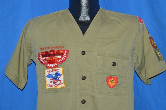 50s Boy Scouts of America Oklahoma Uniform Shirt … - image 1