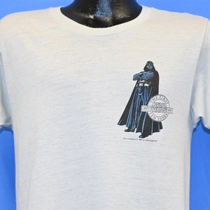 80s Star Wars First 10 Years Movie Anniversary Darth Vader Sci Fi Film 1987 t-shirt Medium