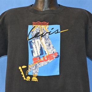 Camiseta Levi&#39;s Classic 501 Blues Demin Jeans Sneaker Bold de los años 90, talla extra grande