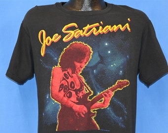 80s Joe Satriani Blues Rock Express Guitar Greats Music t-shirt Medium