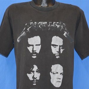 90s Metallica Tour 1991 Black Album Wherever We May Roam Thrash Metal Rock Concert t-shirt Medium