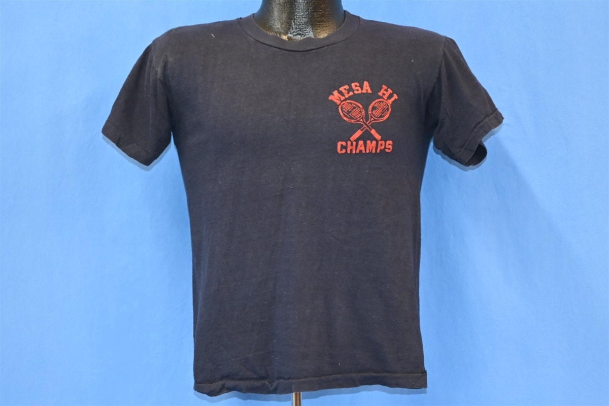 50s Champion Running Man Mesa High School Tennis Champs T-shirt