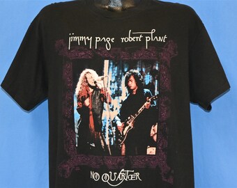 Vintage Jimmy Page Robert Plant No Quarter 1995 World Tour T-shirt