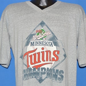80s Minnesota Twins World Series 1987 Champs t-shirt Large