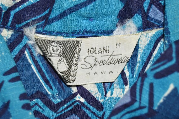 50s Iolani Aloha Shirt-Jac Hawaiian shirt Medium - image 5