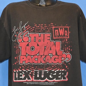 90s Lex Luger The Total Package nWo New World Order WCW Wrestling t-shirt Extra Large