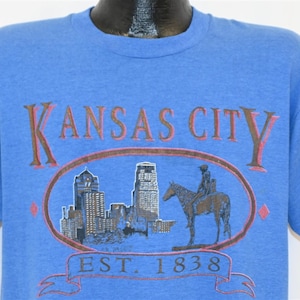 90s Kansas City Missouri Est 1839 Pride Heritage t-shirt Large