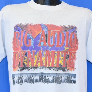 80s Big Audio Dynamite Rock Megatop Distressed t-shirt Large