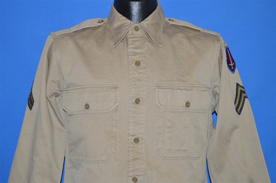 40s US Army USAREUR 7th Army Officer Shirt Small