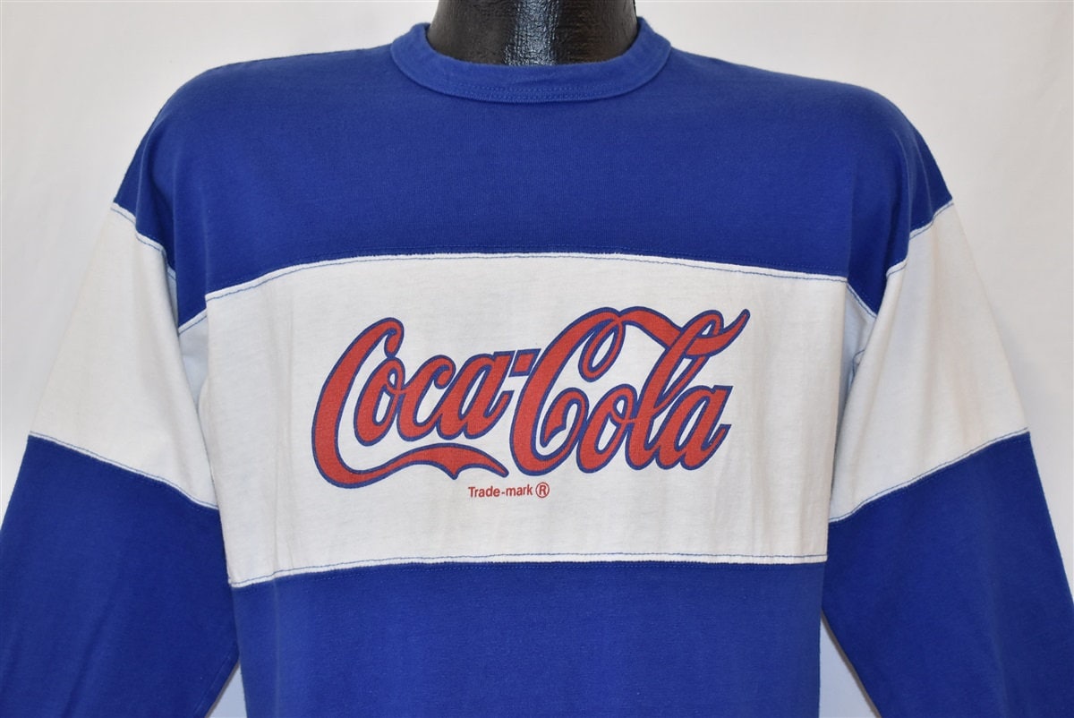 Blue coca online cola sweatshirt