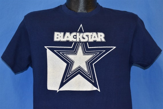 70s Blackstar Logo Navy Blue Cotton Hanes t-shirt… - image 1