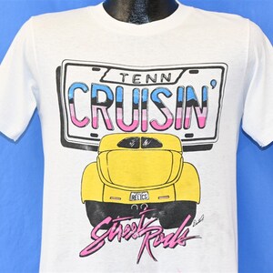 80s Tennessee Cruisin&#39; Street Rods Classic Cars Automobile t-shirt Small