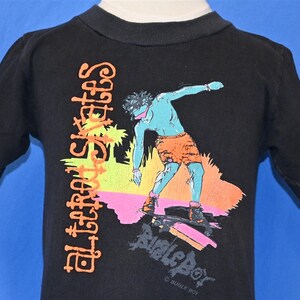 90s Altered Skates Bugle Boy Skateboard Surf t-shirt Youth Medium