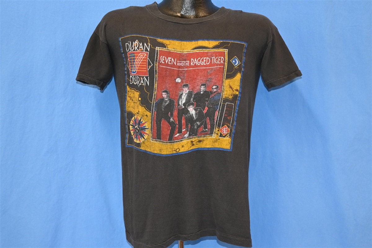 レディース 古着 80s USA製 duran duran デュラン デュラン 「SEVEN AND THE RAGGED TIGER」 ロック バンド ノースリーブ Tシャツ S 古着 $_57.JPG?set_id=880000500F