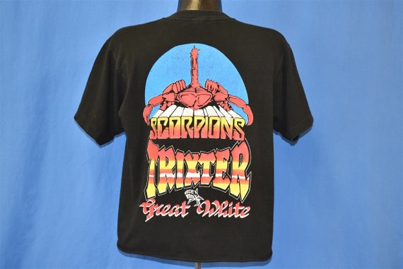 90s Scorpion Crazy World Tour 1991 Heavy Metal Cut T-shirt