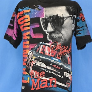 90年代 デイル・アーンハート #3 モンテカルロ マン・イン・ブラック ボーン・トゥ・ラン NASCAR レーシング Tシャツ Mサイズ