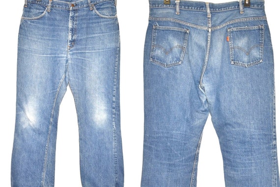 70s Levis Orange Tab Denim Blue jeans Size 39