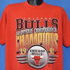 90s Chicago Bulls 1992 Eastern Conference Champs NBA Basketball t-shirt Extra Large