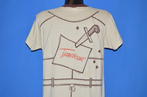 80 s 1983 Trenchcoat film 1983 s All Over impression t-shirt Medium 1e0697 80 s 1983 Trenchcoat film 1983 s All Over impression t-shirt Medium 1e0697