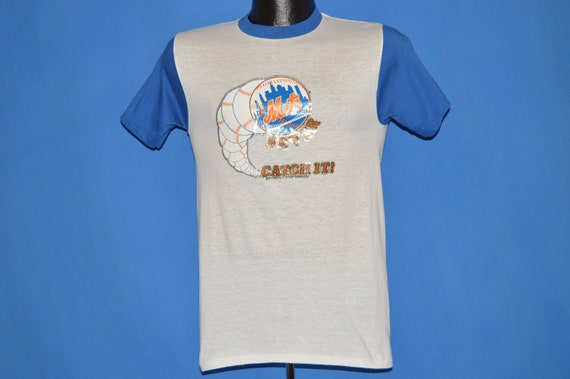 80s New York Mets Fever Glitter Iron On Baseball … - image 2