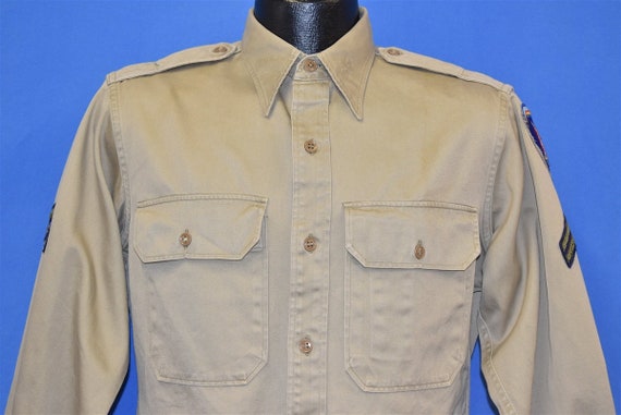 40s US Army USAREUR 7th Army Officer Shirt Small