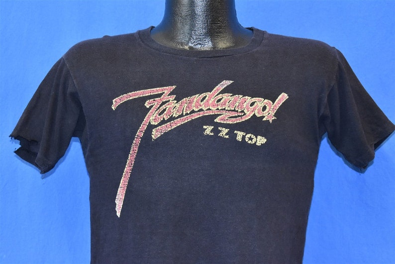 70s Distressed ZZ Top Fandango Album Tshirt Small Etsy