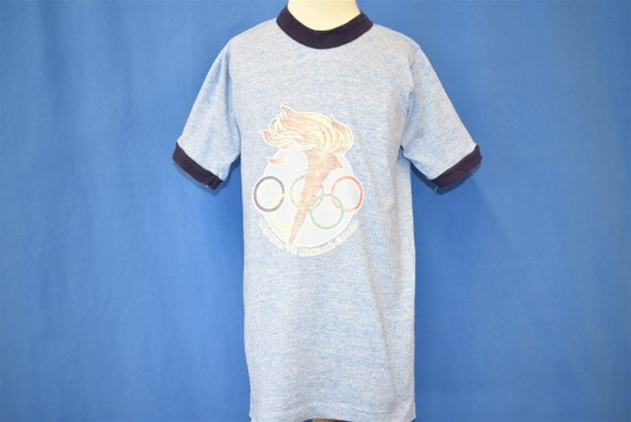 70s Olympics '76 Montreal Ringer t-shirt Extra Sm… - image 2
