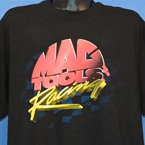 90s Mac Tools Racing Mechanics Tool & Forge Motorsports Deadstock t-shirt Extra Large