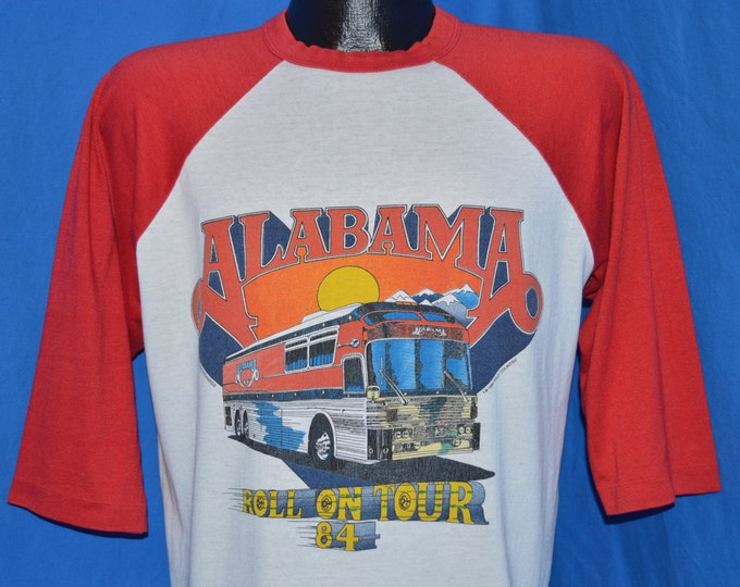 80s Alabama Roll on Tour 84 Tshirt Large Etsy