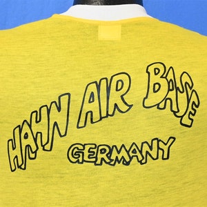 70s Hahn Air Base Highlanders Volkswanderung Volkswalk US Air Force Muscle Tee t-shirt Small