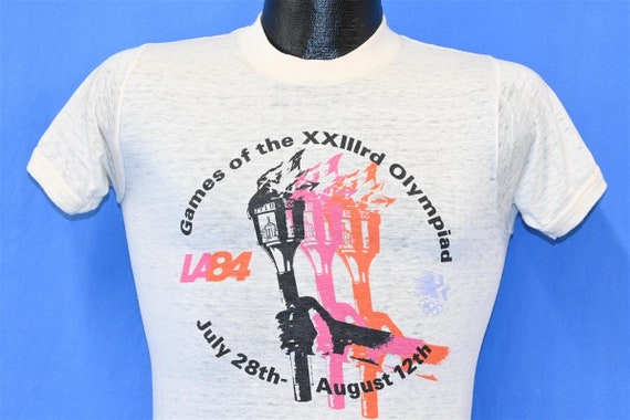 80s Los Angeles Olympics 1984 LA84 Summer Olympic Games T-shirt 