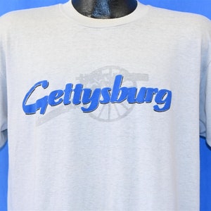 80s Gettysburg Pennsylvania Civil War Historical Military Monument Souvenir t-shirt Large