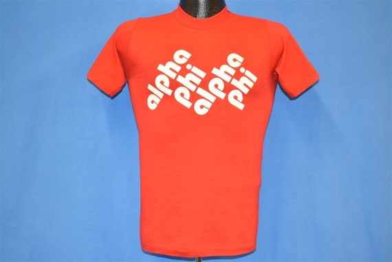 70s Alpha Phi Sorority Greek Life Soft t-shirt Ex… - image 2