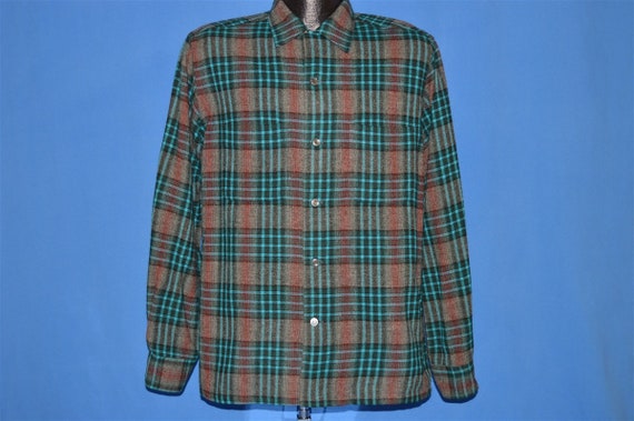 50s Penney's Towncraft Shadow Plaid Wool Shirt Medium - Etsy 50s Penney's Towncraft Shadow Plaid Wool Shirt Medium - Etsy