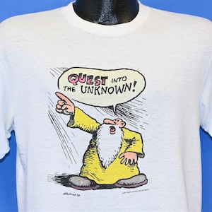80s R Crumb Robert Crumb Into the Unknown Mr. Natural Underground Comix t-shirt Medium