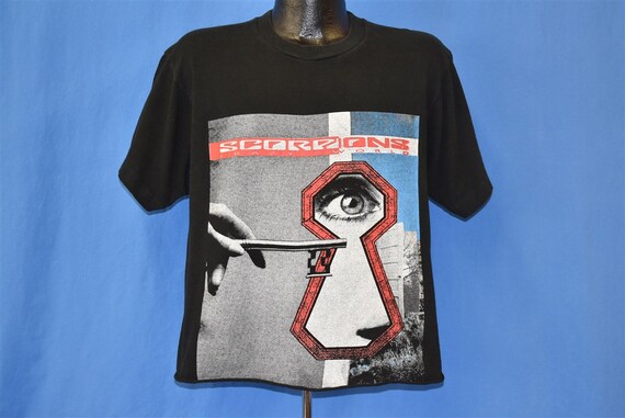 90s Scorpion Crazy World Tour 1991 Heavy Metal Cut T-shirt