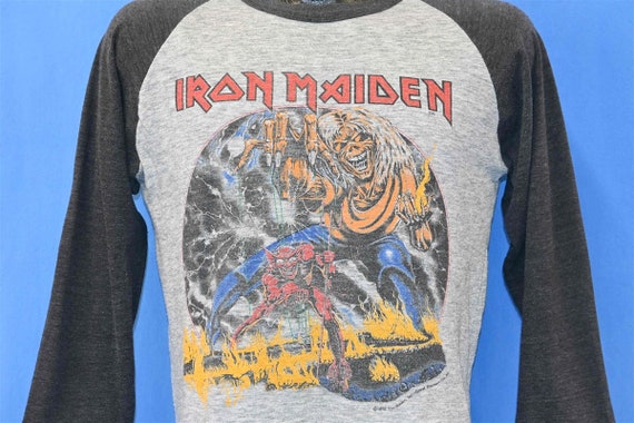 80s Iron Maiden Number of the Beast Tour Eddie th… - image 1