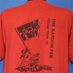 90s Random Few Fringe Festival Tour 1995 Straddle Canada t-shirt Extra Large