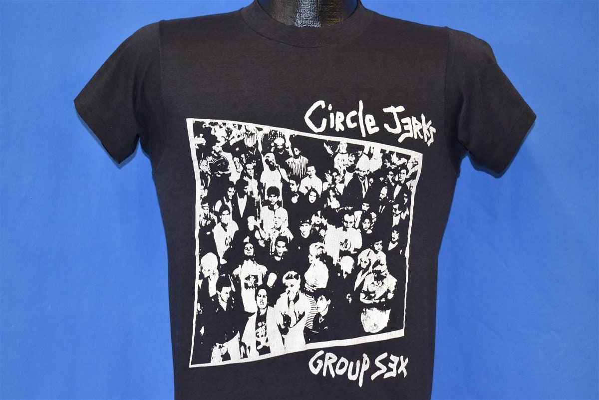 80s Circle Jerks Group Sex Hardcore Punk Album T-shirt Small