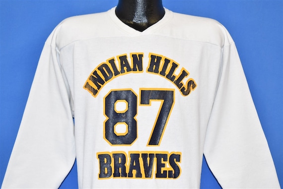 80s Indian Hills Braves 87 High School Jersey t-sh