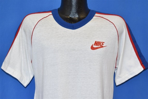70s Nike V Neck Jersey t-shirt Medium