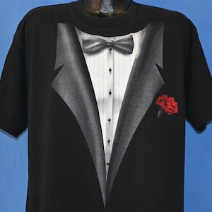 Tuxedo T-Shirt Skull Halloween Prom Bowtie Vintage' Unisex Baseball T-Shirt