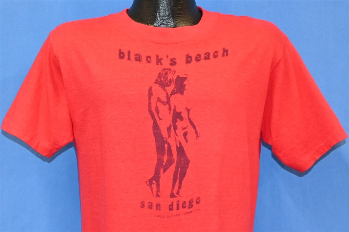 Vintage Bare Beach - Nude Beach Shirt M - Etsy Canada