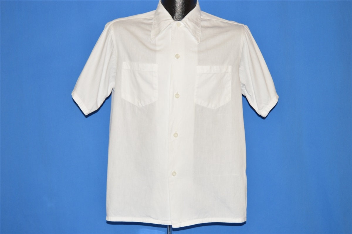 40s Essley Sanforized Button Down Collar Dress shirt Medium | Etsy