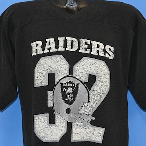 80s Los Angeles Raiders #32 Marcus Allen Champion Football Jersey t-shirt Medium