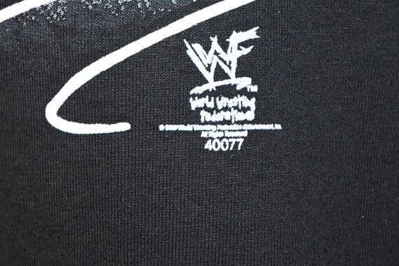 T-shirt Vintage WWF The Rock Attitude Era - Taille XL, Noir, Occasion (WWE, Licence Officielle)