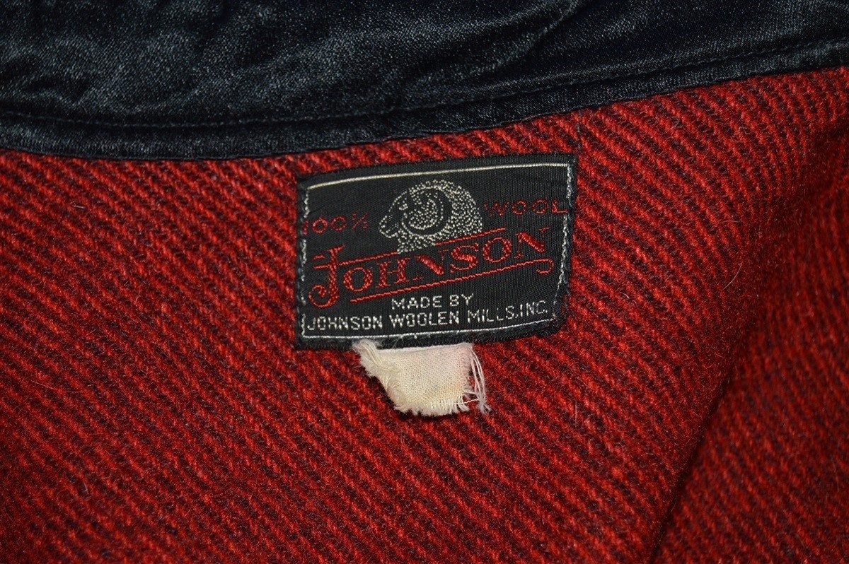 50s Johnson Woolen Mills Mackinaw Hunting Jacket Large | Etsy